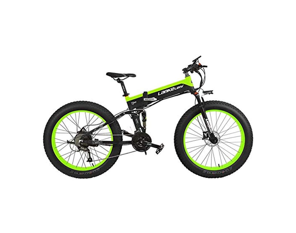 Product JINHH 27 Velocidad 500W Bicicleta eléctrica Plegable 26 * 4.0 Fat Bike