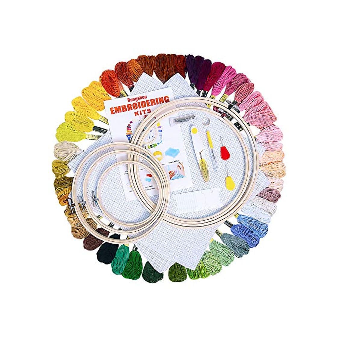 Product BangShou Punto de Cruz Kit 50 Hilos de Color