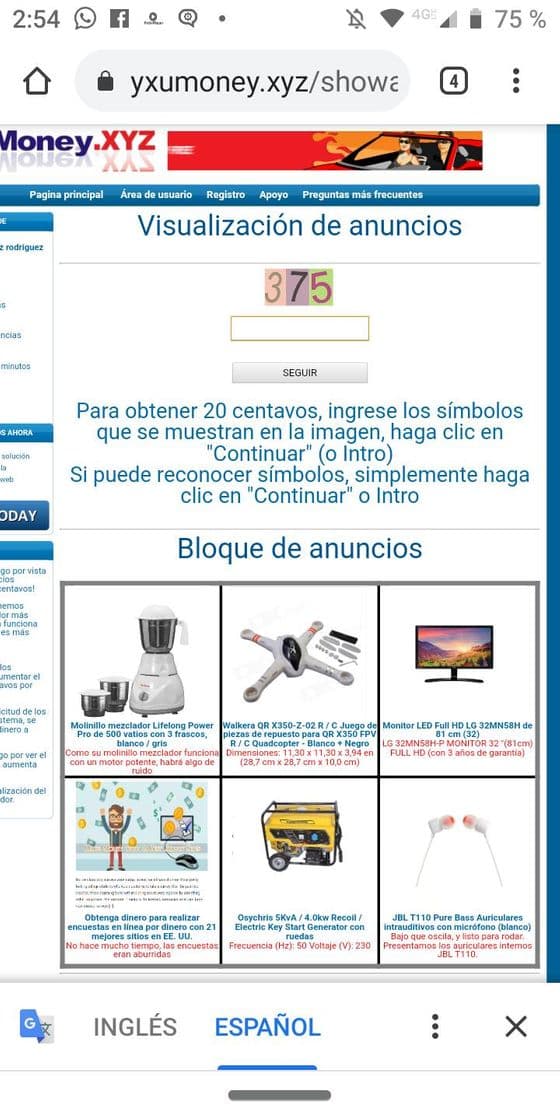 App Gana 💰 capturando códigos y viendo publicidad breve 