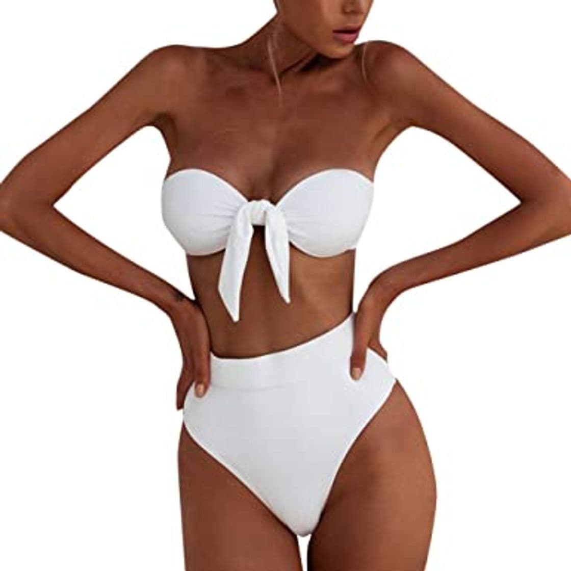 Moda JFan Mujer Traje de Baño Bikini Punto de Onda Ruffle Conjunto de