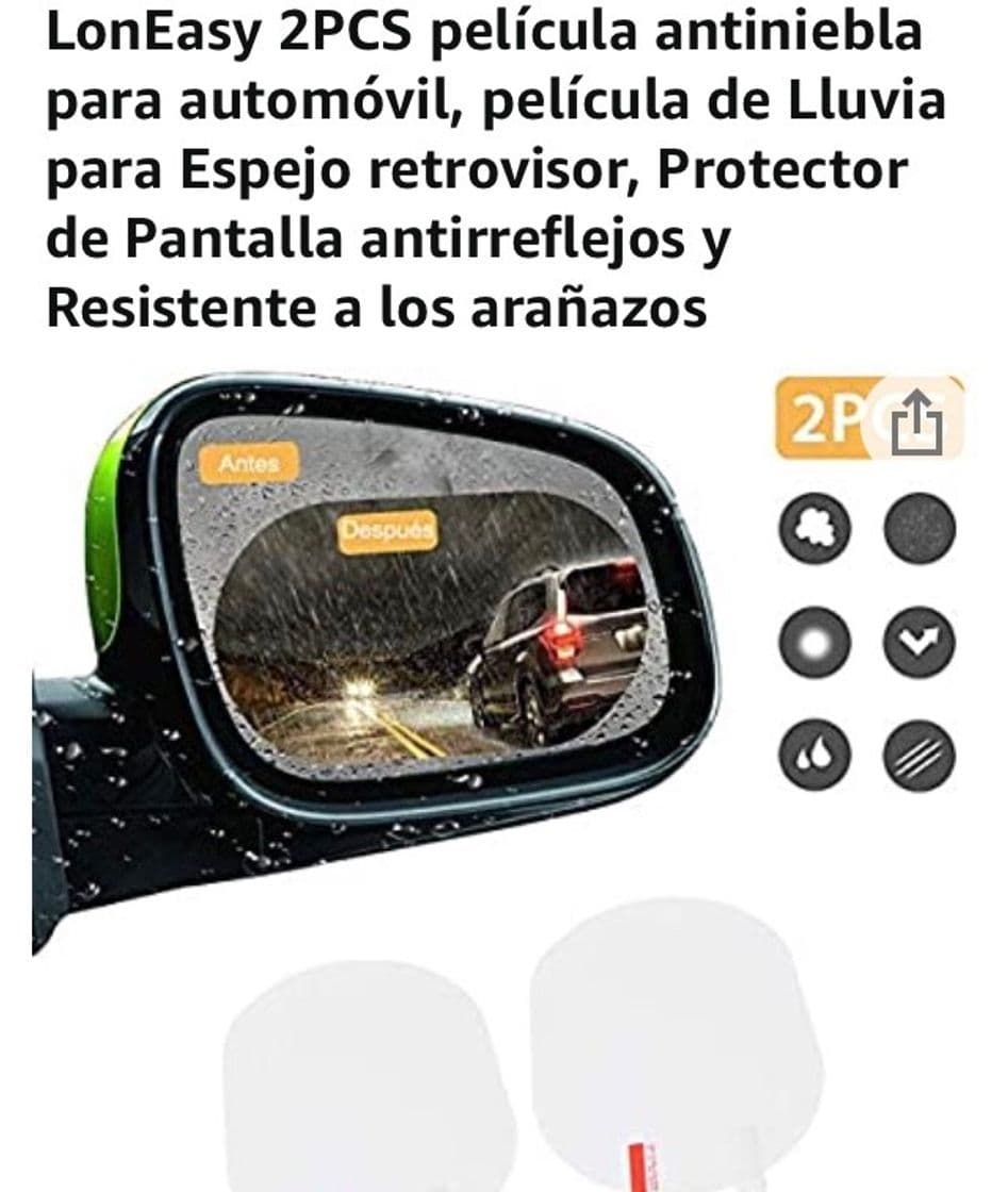 Moda Pelicula AntiNiebla para automóvil 🚗 