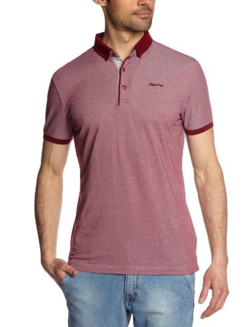 Fashion Schott NYC Pspenny Polo, Rojo