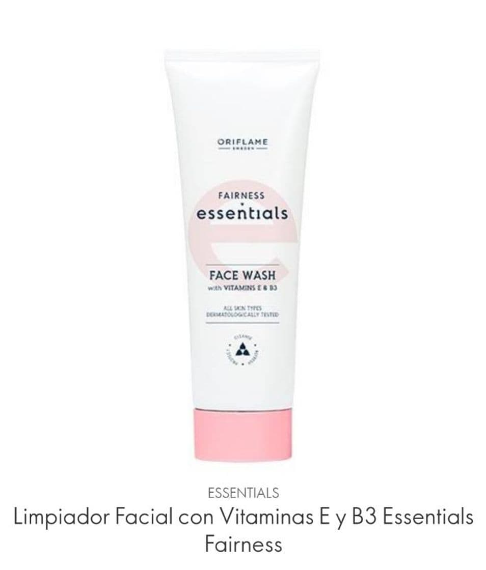 Moda  Crema Facial Aclaradora
Fairness Essential con Vitaminas E 