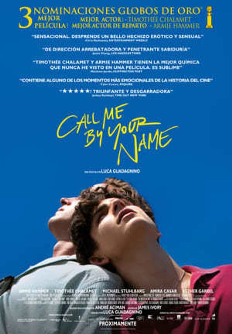 Movie Call Me by Your Name