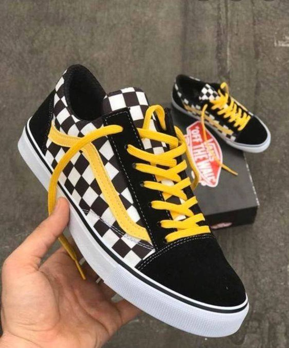 Fashion yellow vans