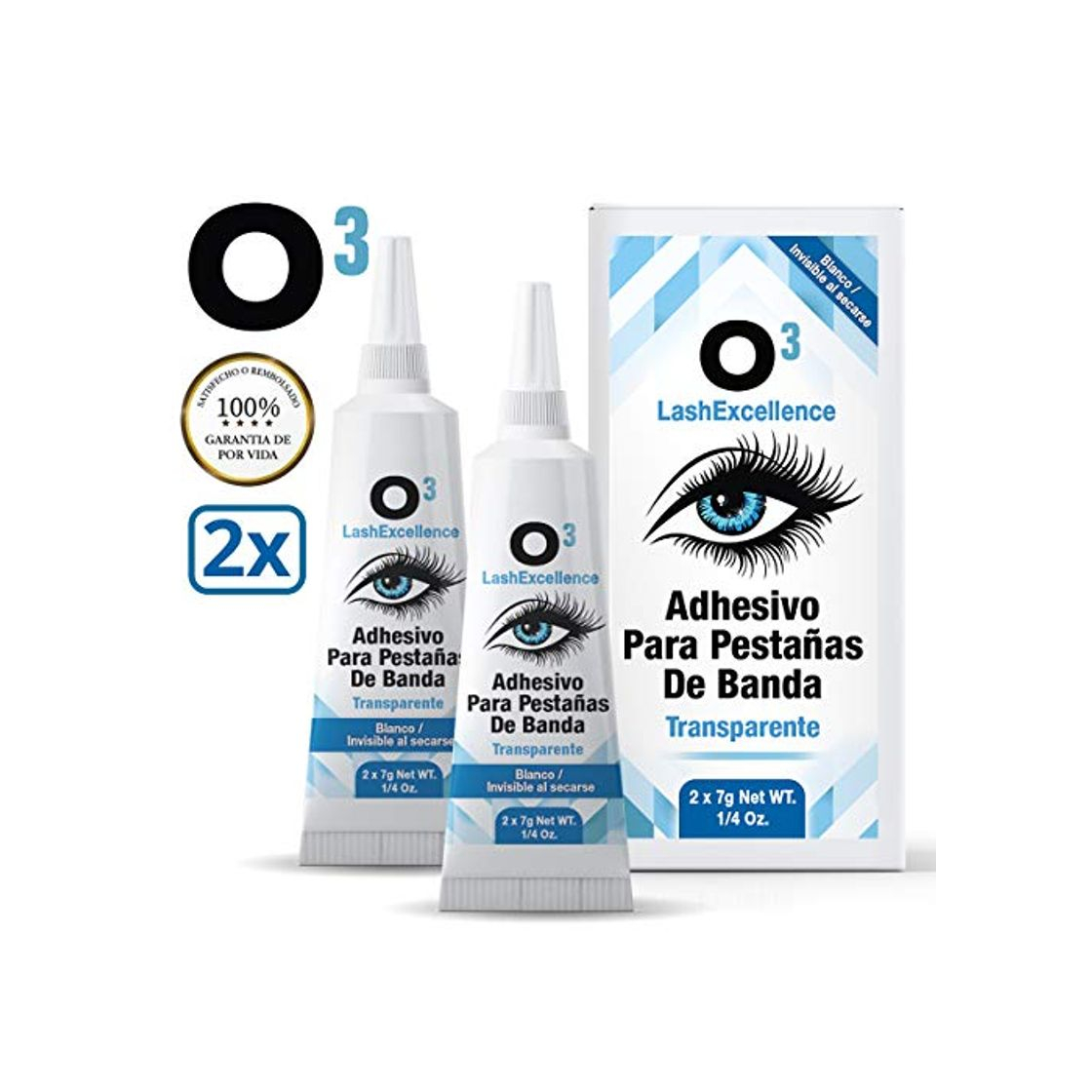 Product O³ Adhesivo Pestañas Postizas 2 Unidades - Pegamento Pestañas Postizas - Eyelash