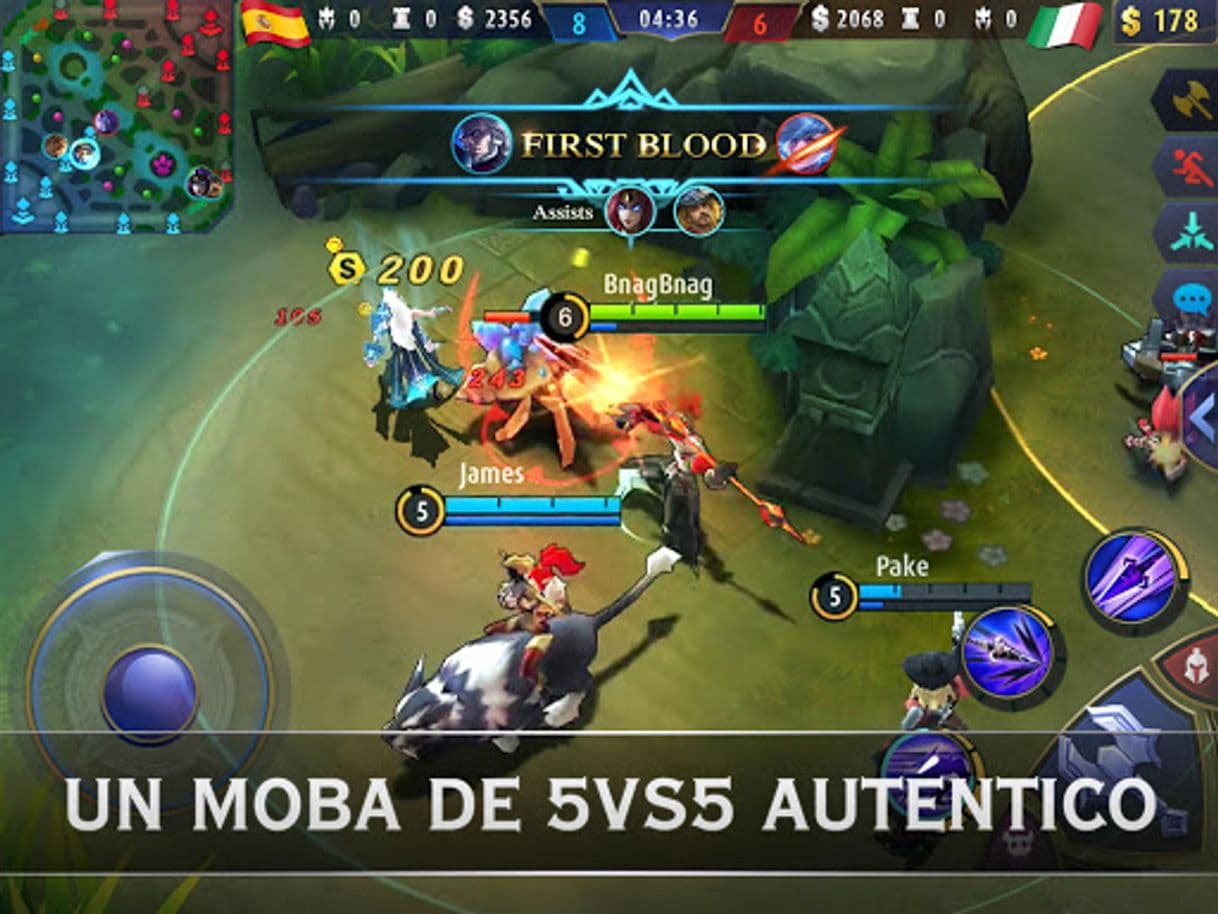 App Un MOBA 5v5 emocionante