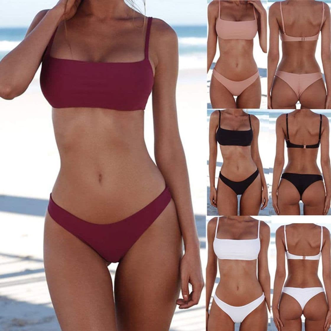 Fashion Meizas Conjuntos de Bikinis para Mujer Push Up Bikini Traje de baño