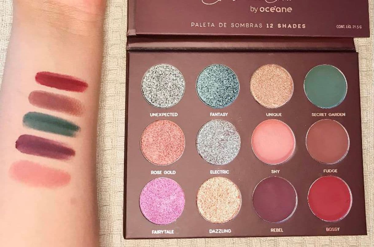 Fashion Paleta 12 Shade, sombras super pigmentadas e 38% de desconto