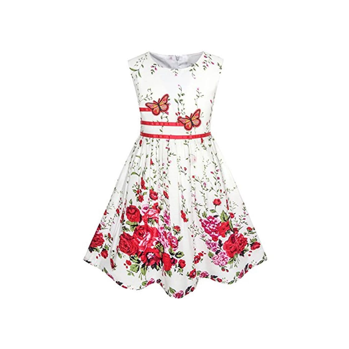 Producto Vestido para niña Mariposa Flor Sol Fiesta 4