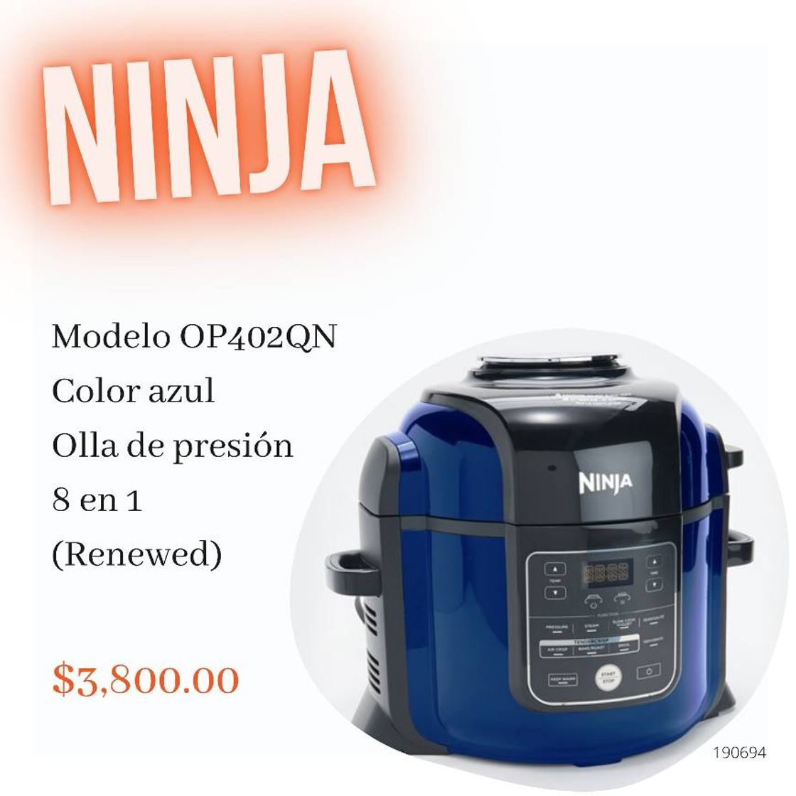 Moda Ninja Pressure Cooker 