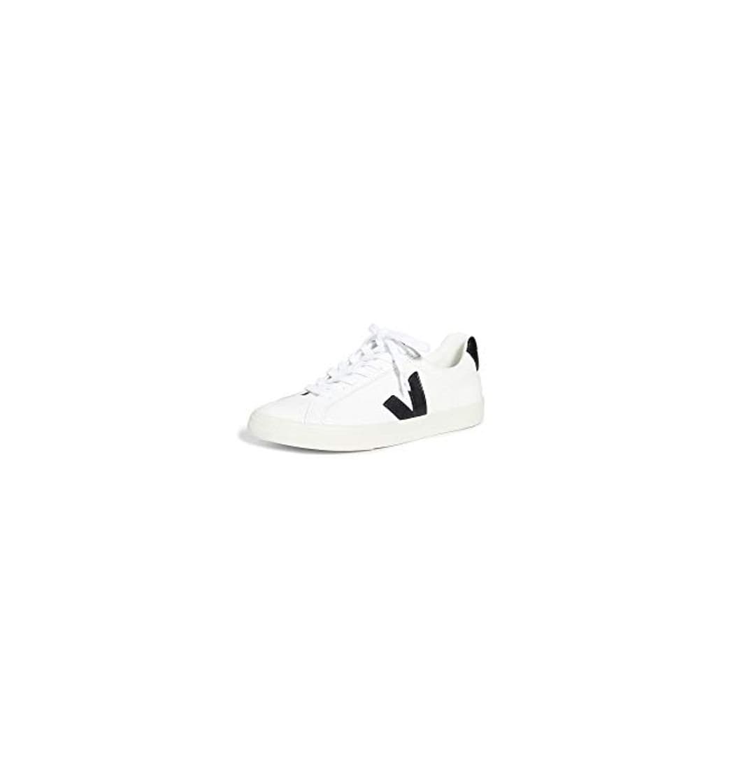 Moda Veja Zapatilla Esplar Cuero Blanco Negro 45