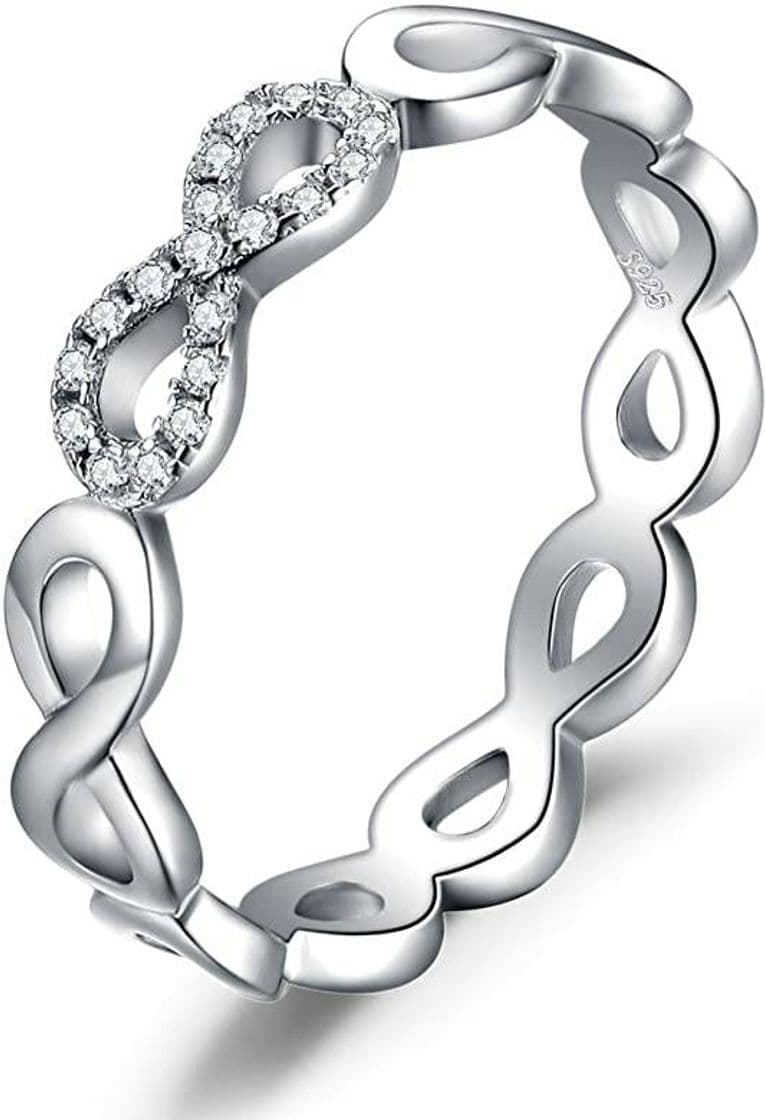 Fashion JewelryPalace Anillo Mujeres Infinito Amor para siempre Promesa ...