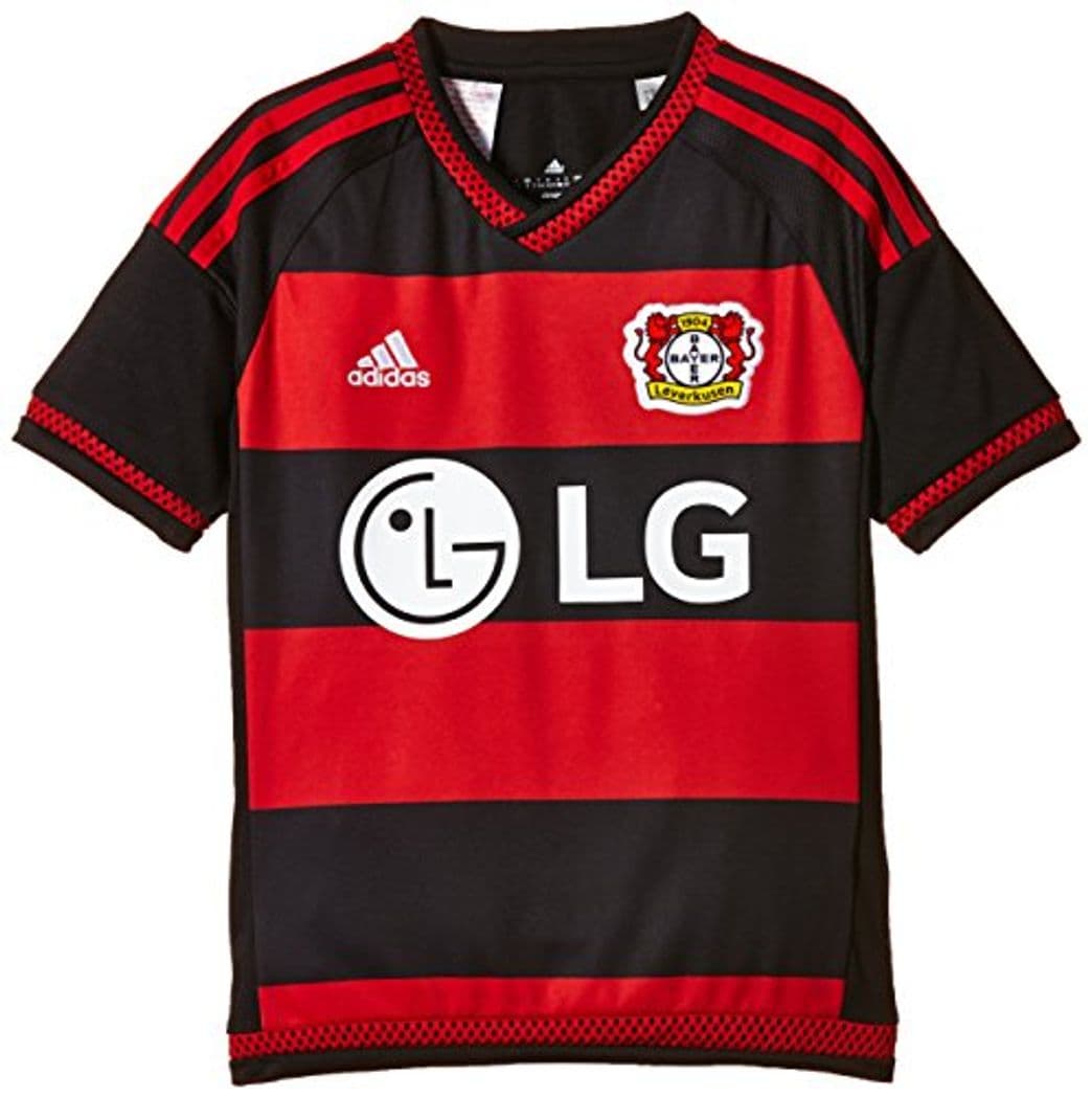 Fashion adidas Kurzarm Trikot Bayer Leverkusen 2015 Replica Camiseta, Hombre, Negro