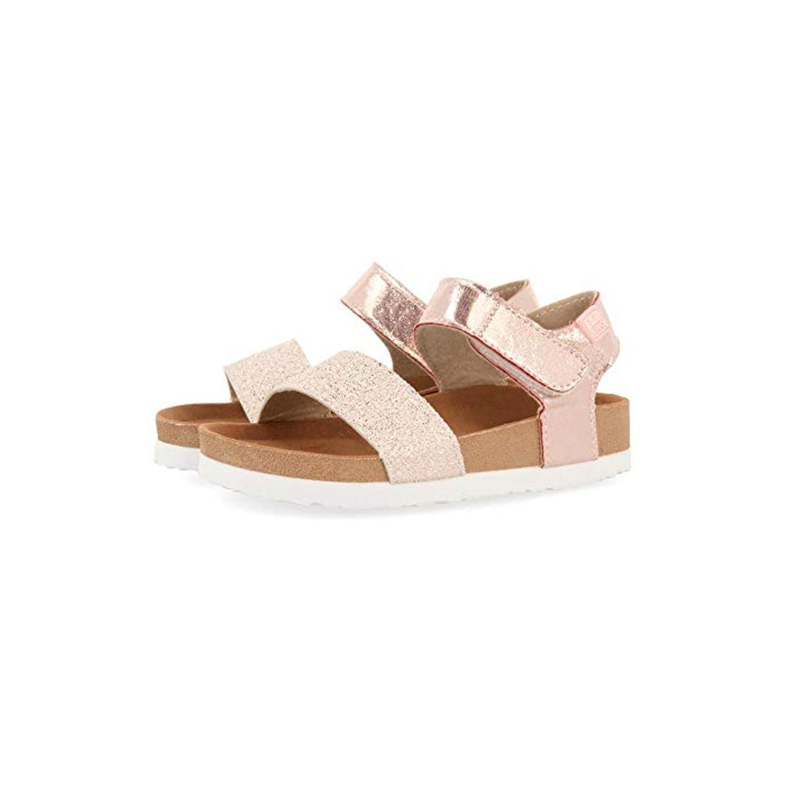 Moda Gioseppo 47903, Sandalias con Punta Abierta para Niñas, Dorado