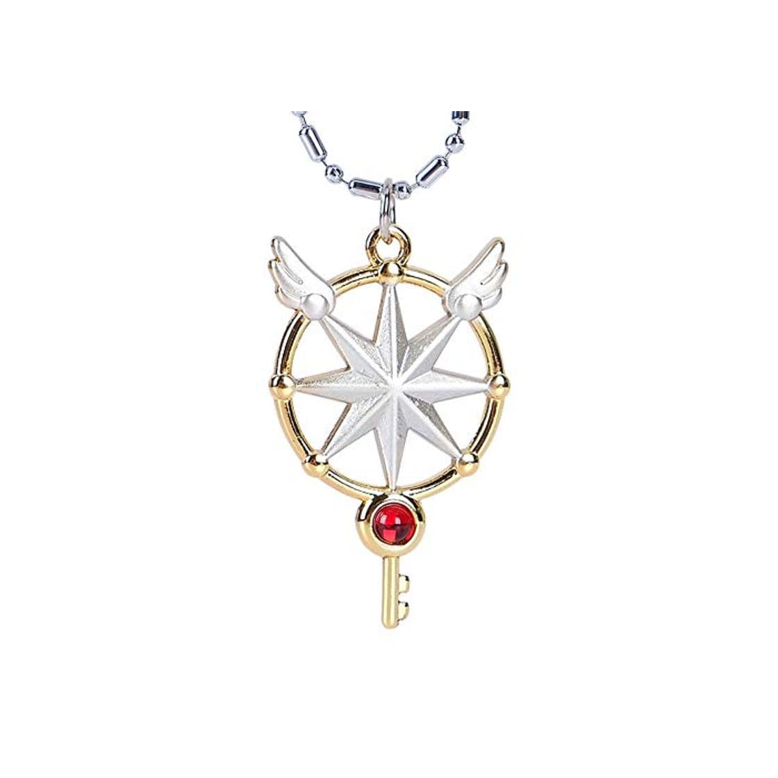 Product Lackingone Cardcaptor Sakura Cosplay Star Key Necklace para niña