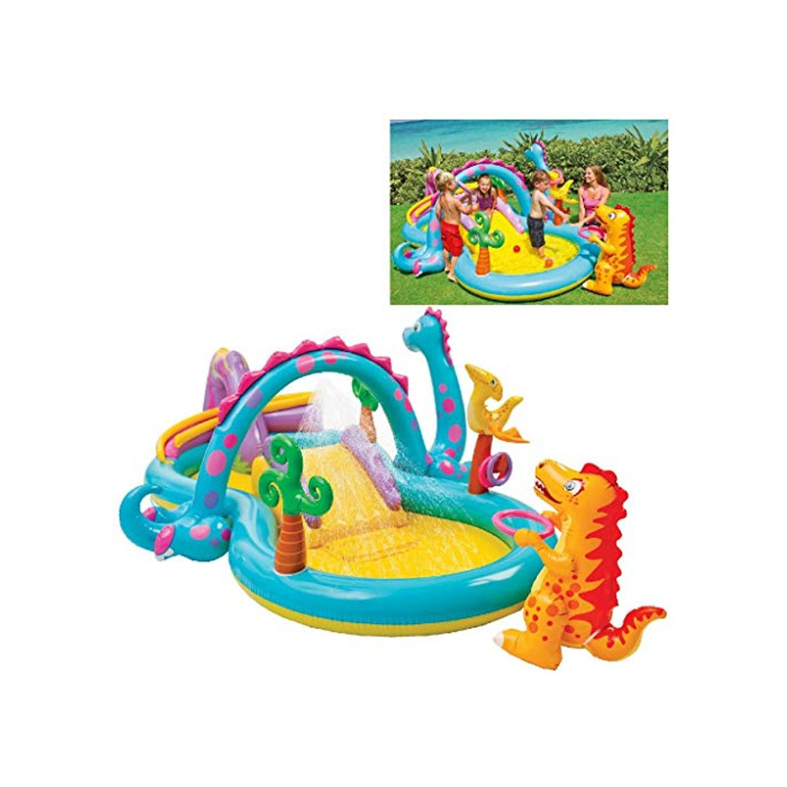 Product Intex 57135NP - Centro juegos hinchable dinos 333 x 229 x 112