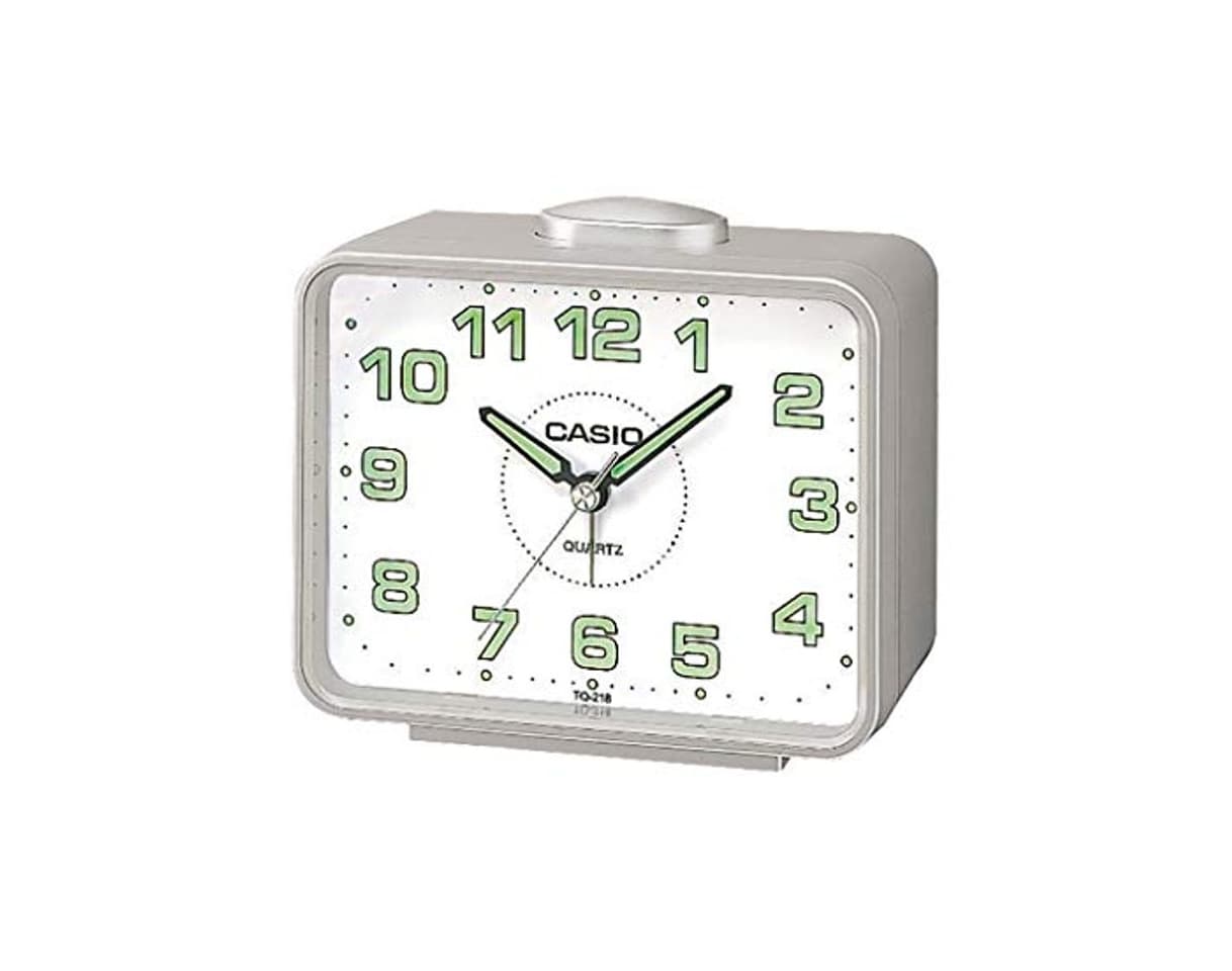 Moda Casio TQ-218-8EF - Reloj despertador analógico de cuarzo