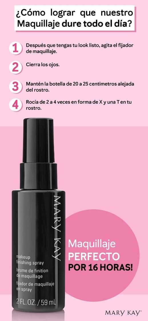 Product Fijador de Maquillaje en Spray de Mary Kay 