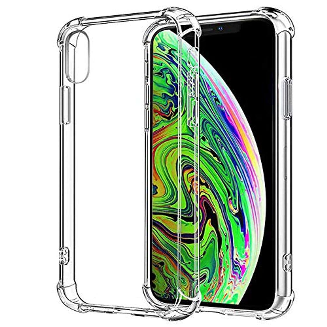 Product Funda iPhone X iPhone XS Carcasa HUSHCO Ligera Silicona Suave TPU Gel