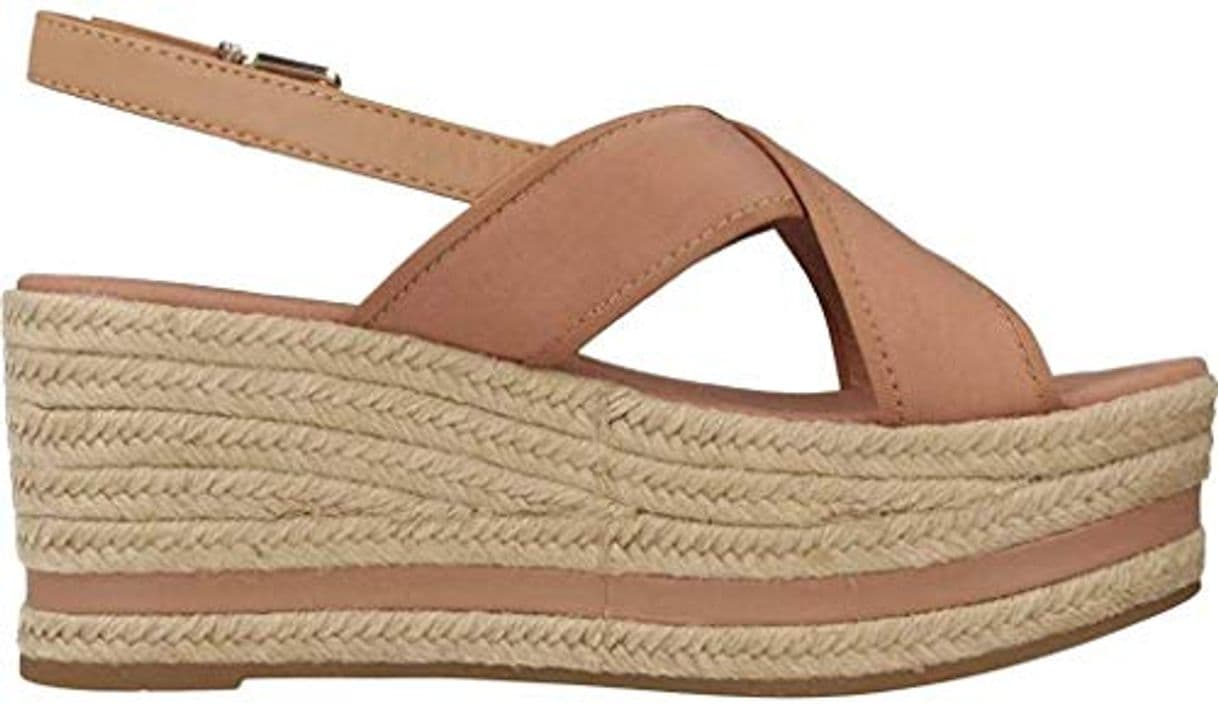 Fashion Tommy Hilfiger Sandalias Chanclas Mujer FW0FW03826 para Mujer Marrón 37 EU