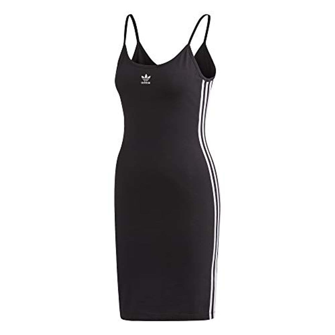 Place adidas Originals Spaghetti Strap Vestido, Mujer, Negro