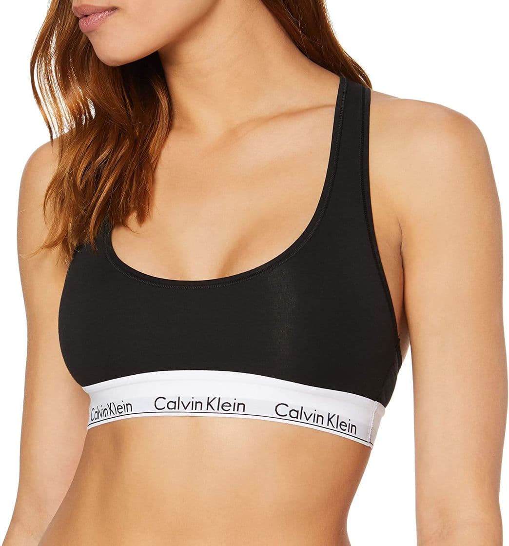 Fashion Calvin Klein 0000F3785E, Sujetador para Mujer, Negro