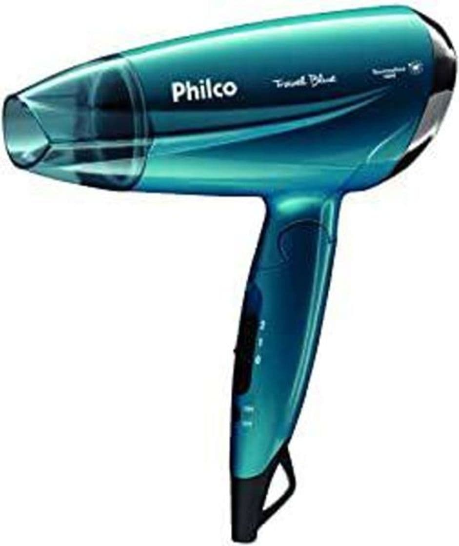 Moda Secador de cabelo, Compact travel blue Psc02, 1200w, Azul, B