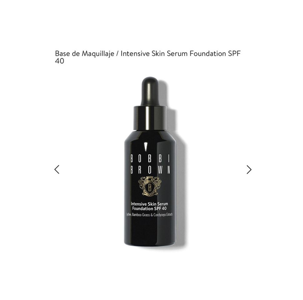 Producto Base de maquillaje con serum y 40 de protección solar