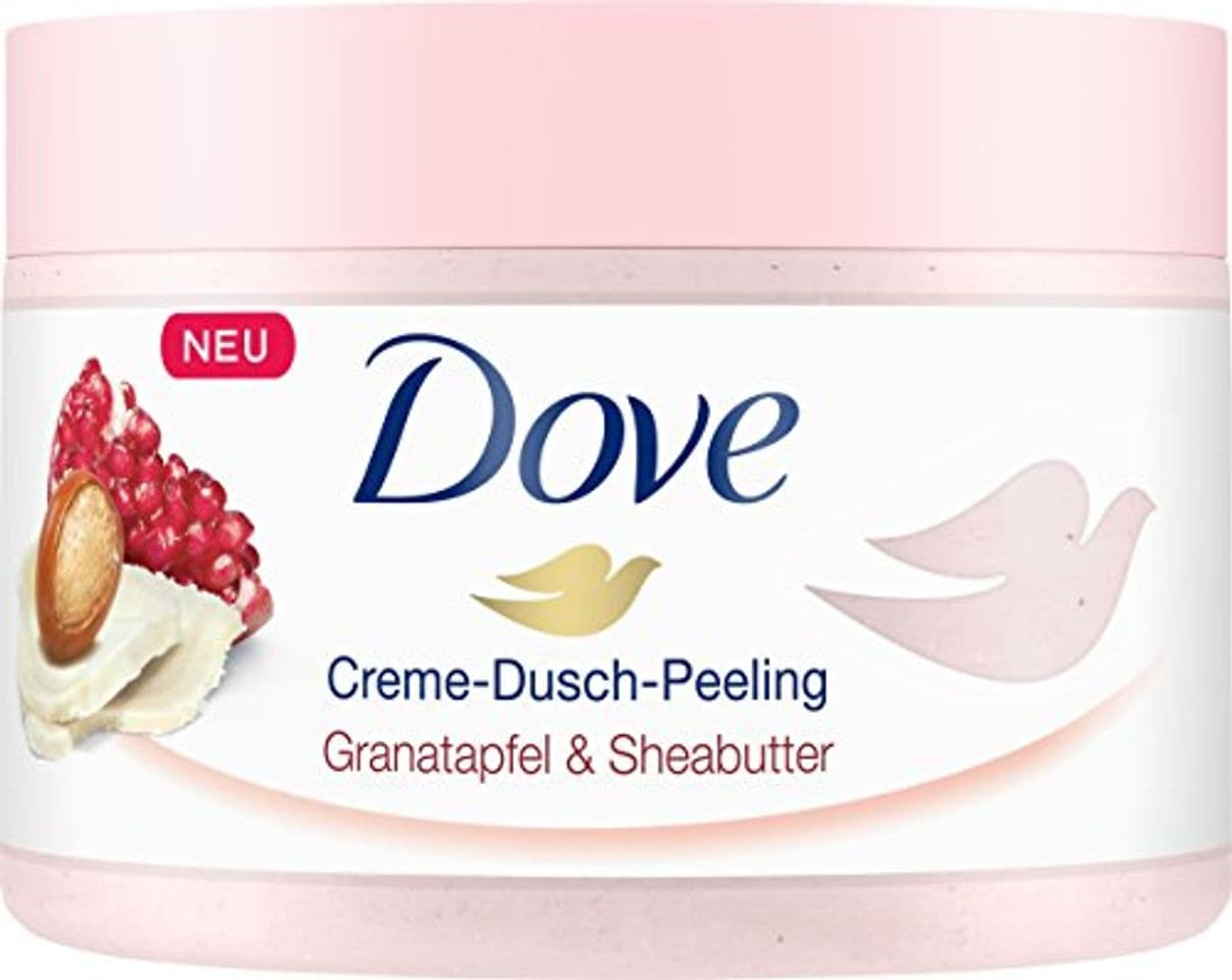 Place Dove Crema de ducha exfoliante de Granada & sheabu tter, 4 unidades