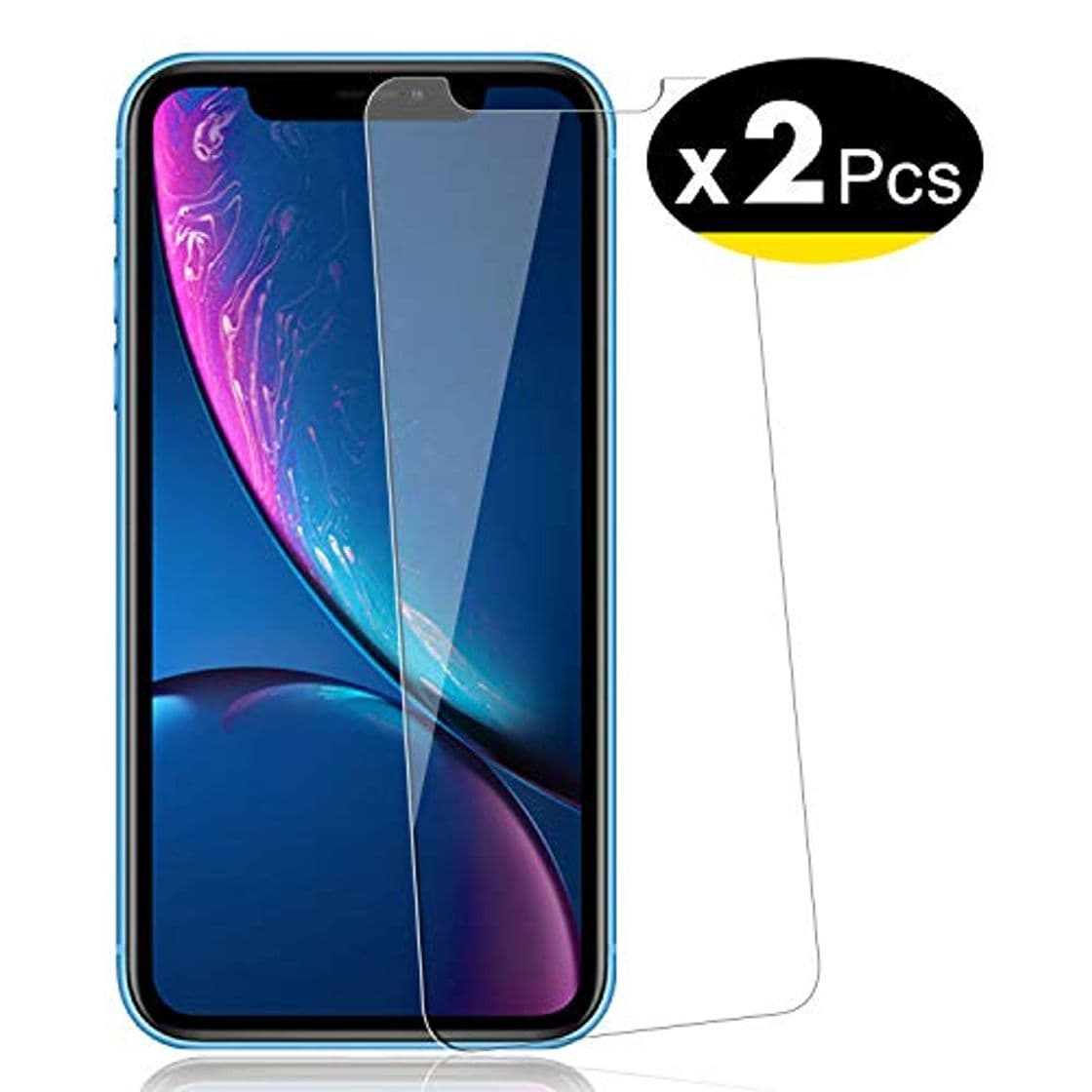 Producto NEW'C 2 Unidades, Protector de Pantalla para iPhone 11, iPhone XR