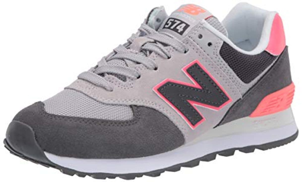 Fashion New Balance 574v2, Zapatillas para Mujer, Negro