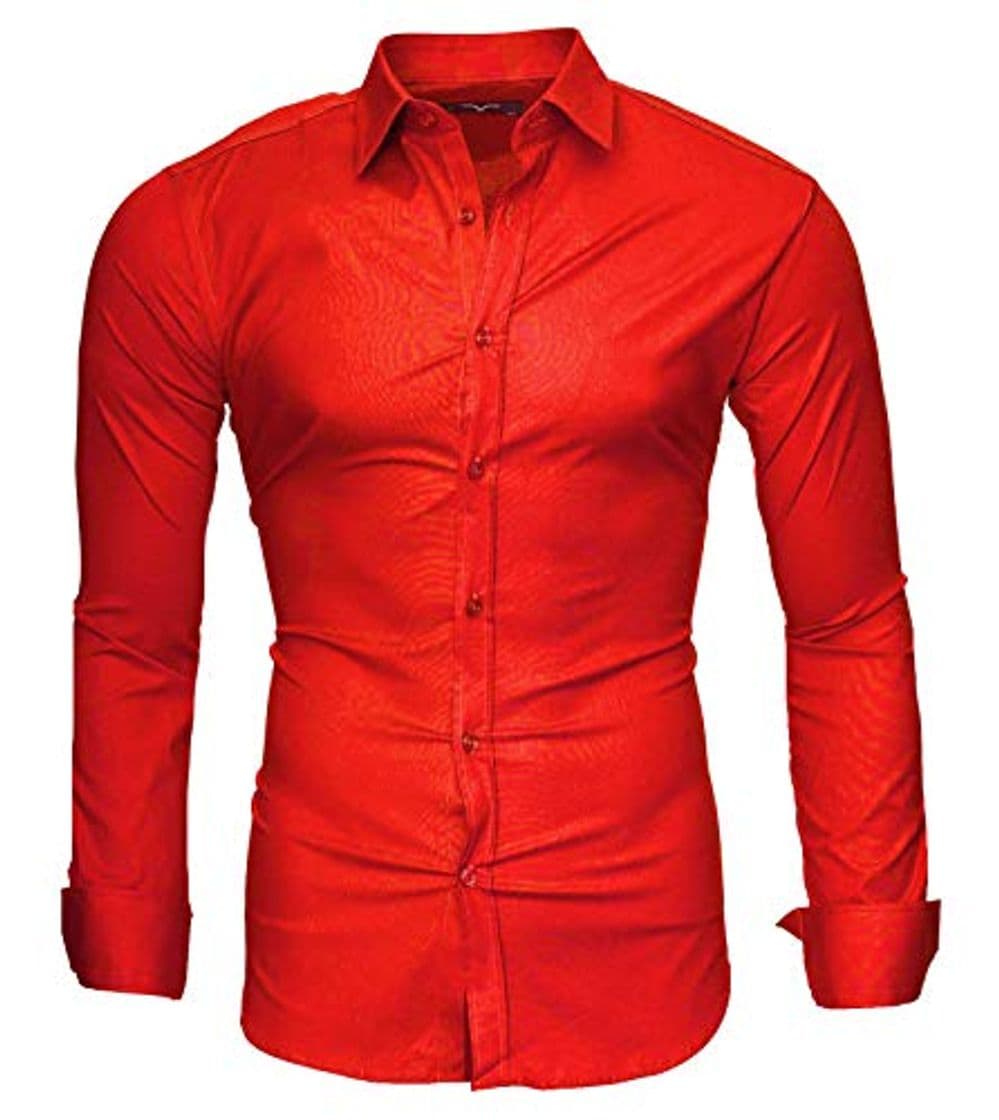 Moda Kayhan Uni Hombre Camisa Slim fit,