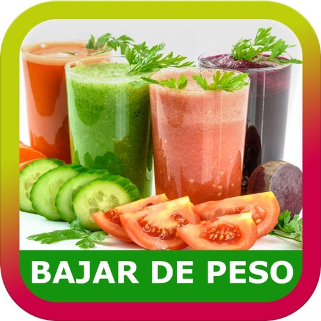 App Jugos para bajar de peso eliminar grasa