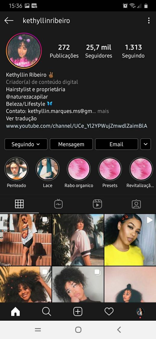 Fashion Perfil top da Kethy