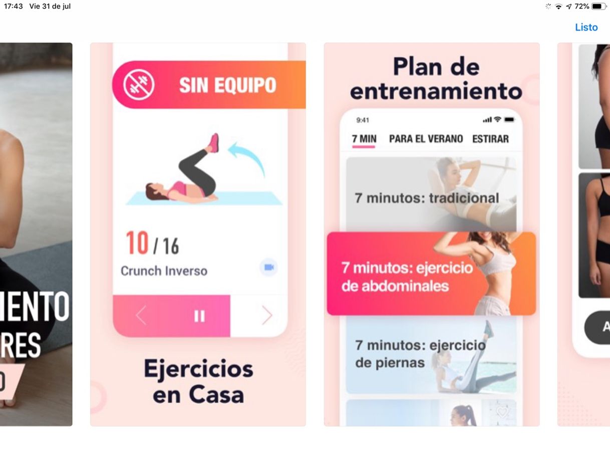 App ‎Entrenamiento para mujeres en App Store 🏃🏽‍♀️👯‍♀️