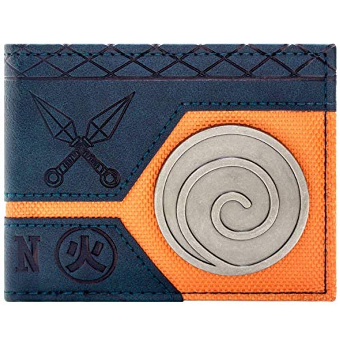 Moda Cartera de Naruto Shippuden Uzumaki Clan Azul