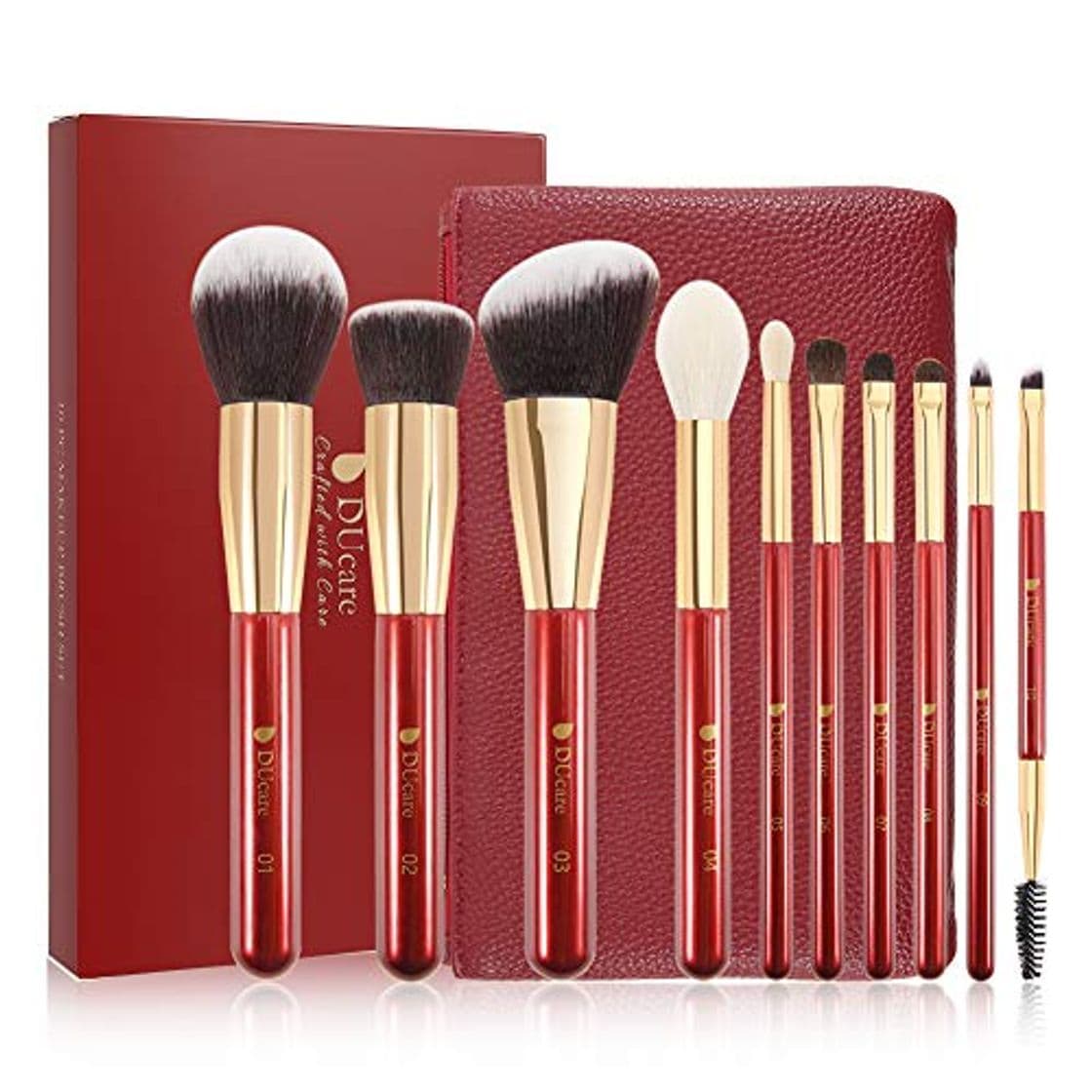 Product DUcare 10 PC Brochas Maquillaje Set Profesional