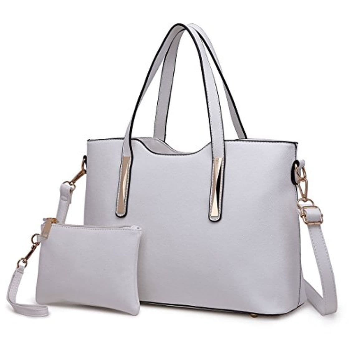 Producto Miss Lulu Bolsas de Señoras Moda Cuero Pu 2 Piezas Totalizador Bolsos