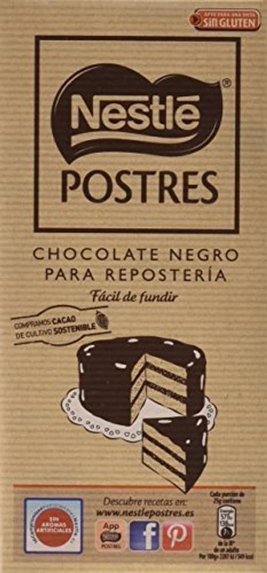 Product NESTLÉ POSTRES Chocolate negro para fundir