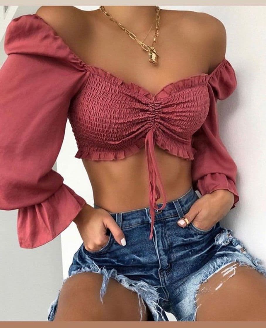 Producto Crop top Rosa Paulo Osuna