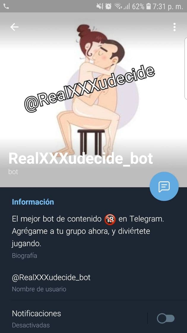 App XXX Bot. El mejor bot de Telegram para adultos. 