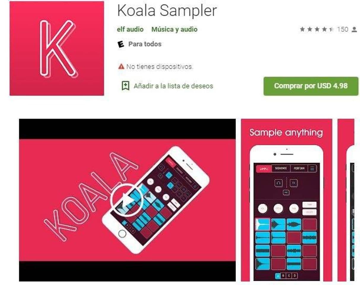 App Koala Pro - Grátis la mejor App para grabar con tu teléfono