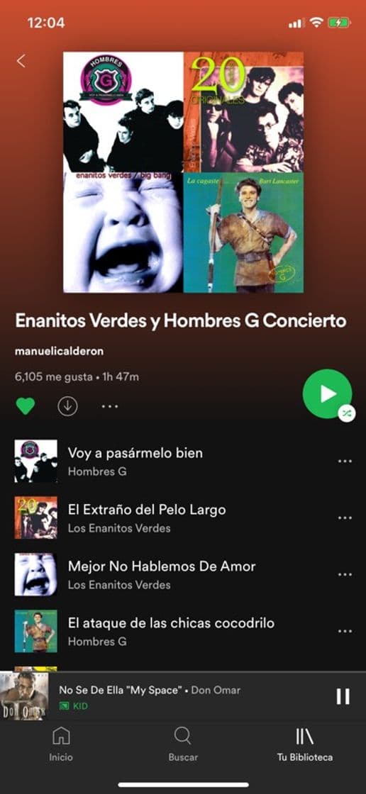 Canción Enanitos Verdes y Hombres G🤙🏽