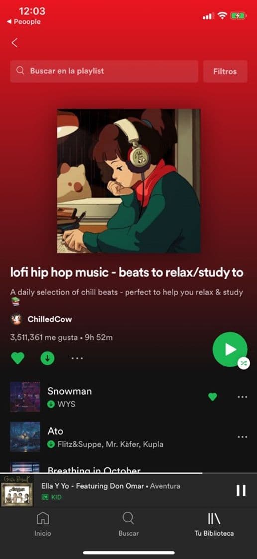 Canción Playlist chill