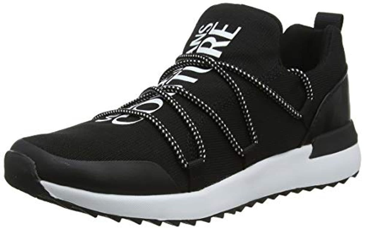 Moda Versace Jeans Couture Shoes, Zapatillas de Gimnasia para Hombre, Negro (899