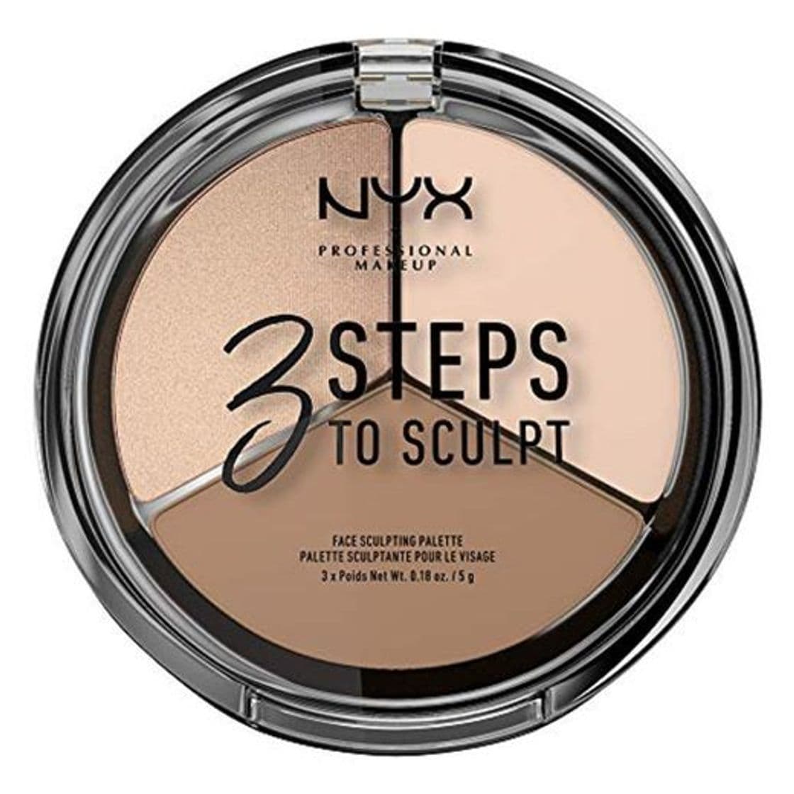 Producto NYX Professional Makeup Paleta de Contouring & Iluminador 3 Steps to Sculpt