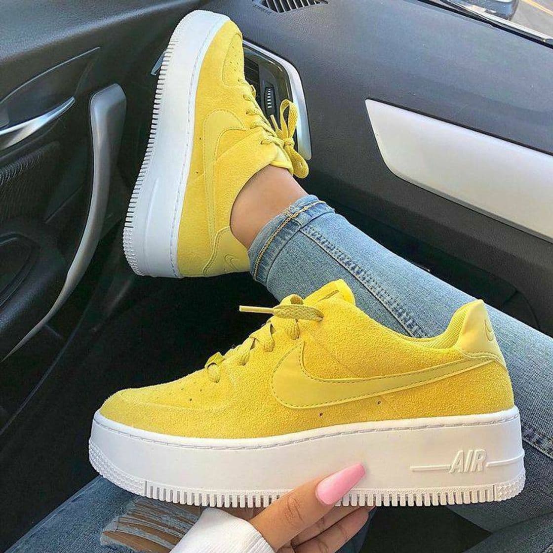 Moda Tênis Nike Amarelo