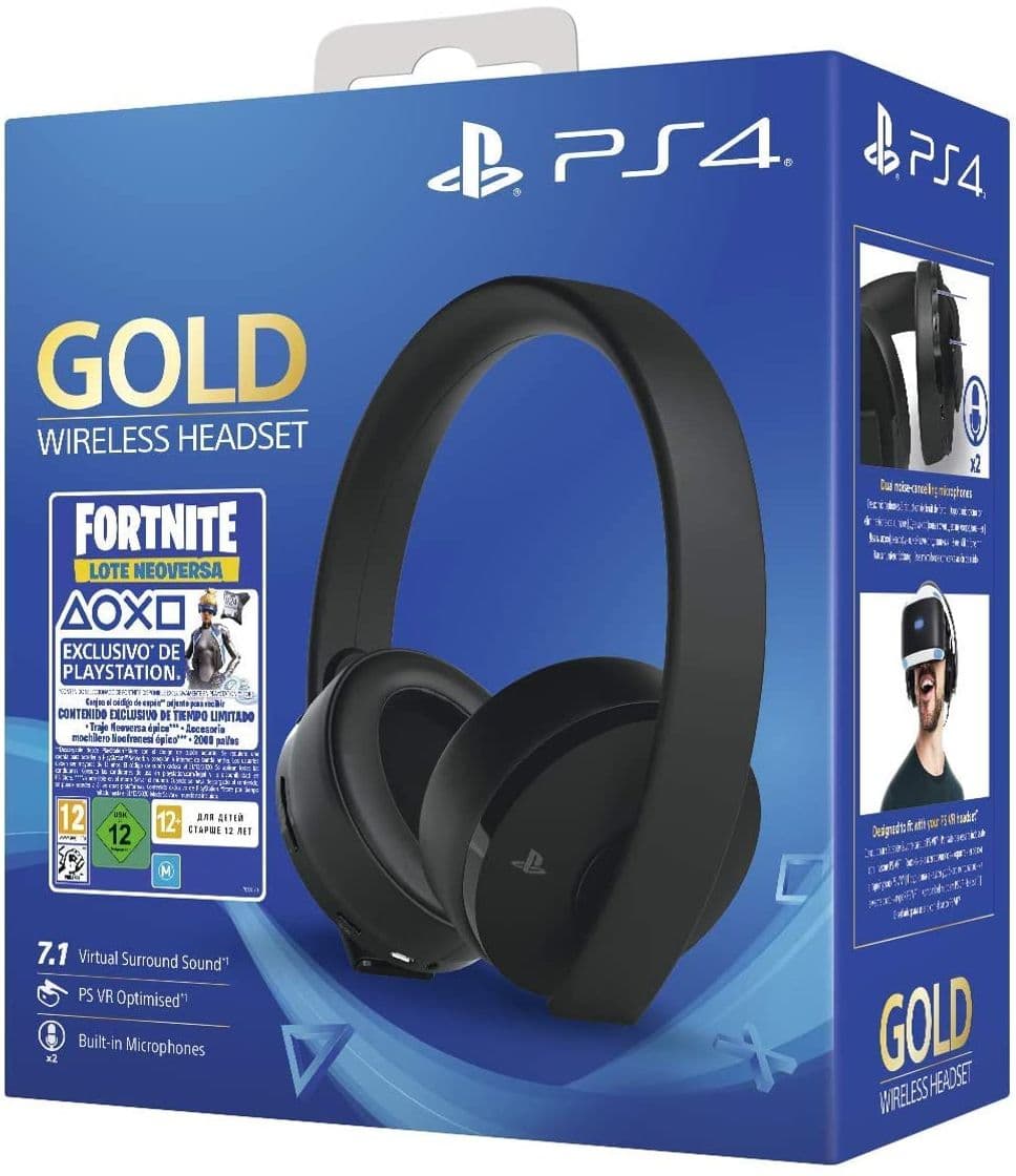 Electrónica Sony - Gold Headset Fortnite VCH 2019