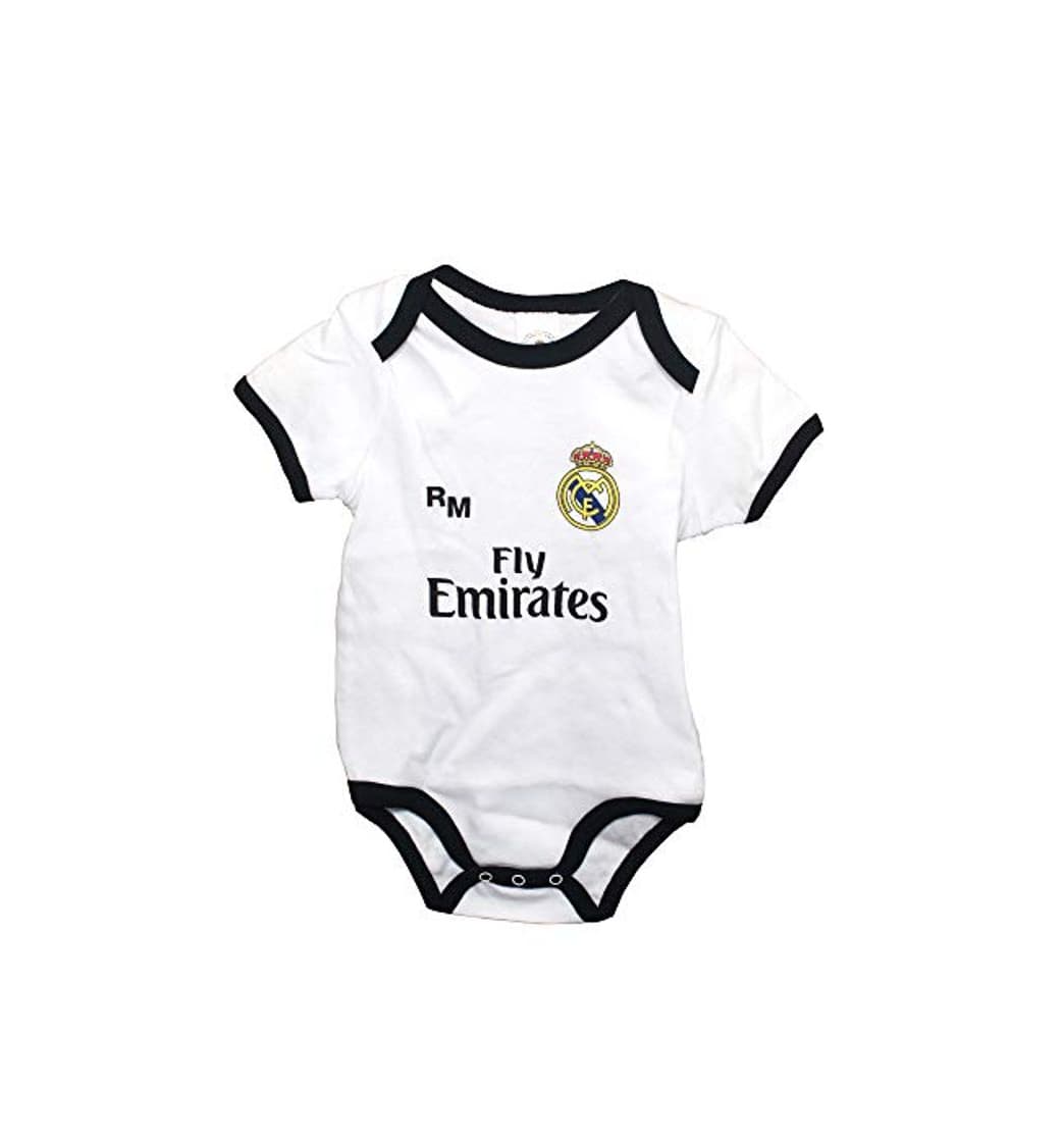 Fashion Real Madrid FC Body Niños - Producto Oficial Primera equipación 2018/2019